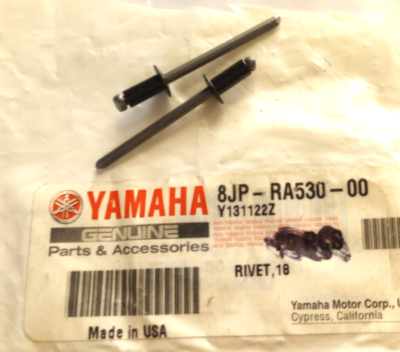 Yamaha SRViper, Sidewinder Rivet, 18 NOS 8JP-RA530-00 Qty. 2 (L