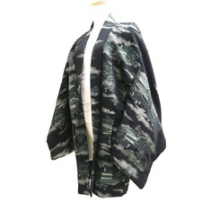 9757A3 Silk Vintage Japanese Kimono Haori Jacket Landscape