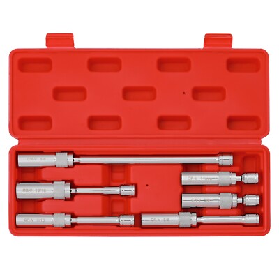6PC 3/8''Dr. Magnetic Swivel Spark Plug Socket Set Include 9/16'' 5/8'' 13/16'' 14mm