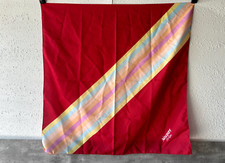 Vintage Red Newport Stripes Cigarettes Branded Promotional Scarf 27.5 x 27.5