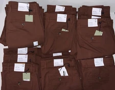 Men's Slim Fit Chino Pants PECAN PIE Slim hip thigh & leg -MANY SIZES Goodfellow