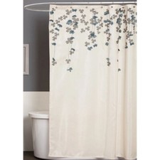 Shower curtain 72 x 72 standard  floral 3D fa...