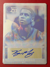 2021-22 Pro Set Power Yellow Plate Auto Keegan Murray #PA-KM1 1/1 Printing Plate