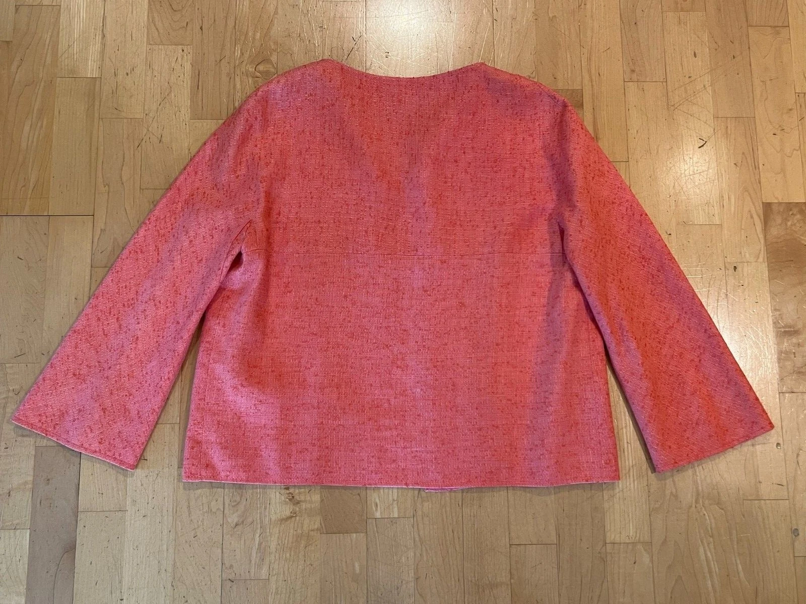 VALENTINO GIACCA ARANCIONE APERTA DAVANTI blazer manica tre quarti donna 12