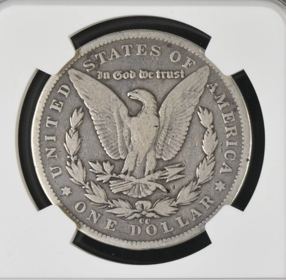 Key Date 1893-CC Morgan Silver Dollar $1 - Graded NGC G4  - Image 3 of 4