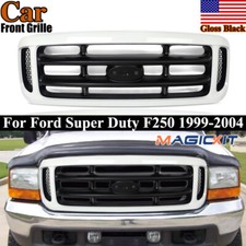 Oxford White Front Grille Grill Assembly For Ford Super Duty F-250 F-350 1999-04