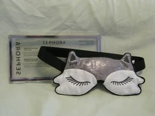 Sephora Collection 'Asleep For The Winter' Satin Fox Sleep Mask NIB