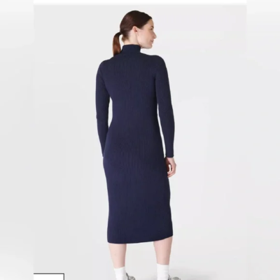 sweaty betty midi dress Sweaty Betty Women's Ribbed Long Sleeve Midi Dress, Urban Grey, XXS at Amazon Women's Clothing store