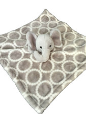 Hudson Baby HB Elephant Lovey Baby Security Blanket Soft Plush Crib Toy Gray