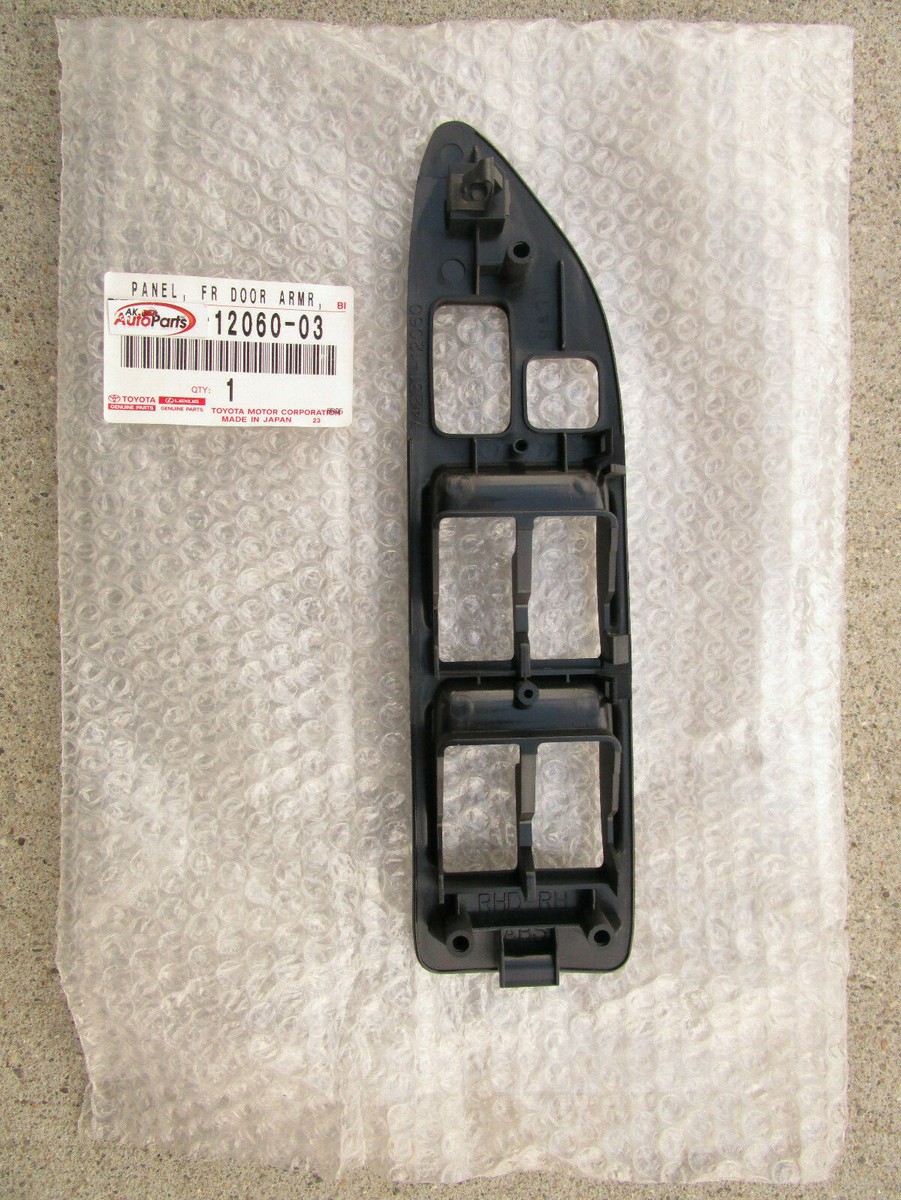 89 - 92 TOYOTA COROLLA RHD FRONT RIGHT POWER WINDOW SWITCH BEZEL