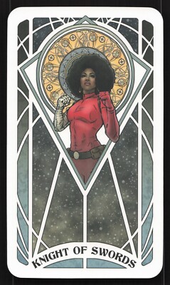 2023 Marvel Tarot Card By Lily McDonnell: Misty Knight Knight of Swords