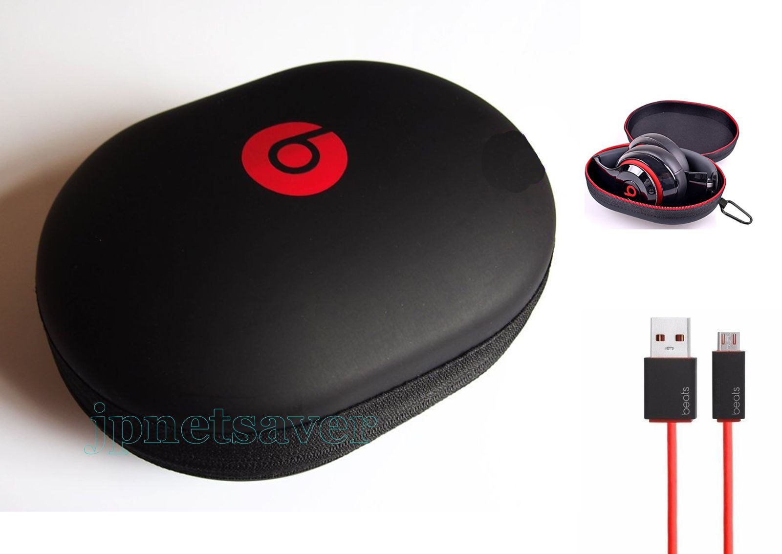 Combo Case with USB Cable for Beats Wireless Studio 2 & 3, Solo HD