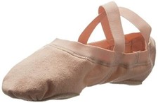Bloch Dance Women's Synchrony Split Sole Stretch Canvas Ballet Slipper/Shoe sz.4