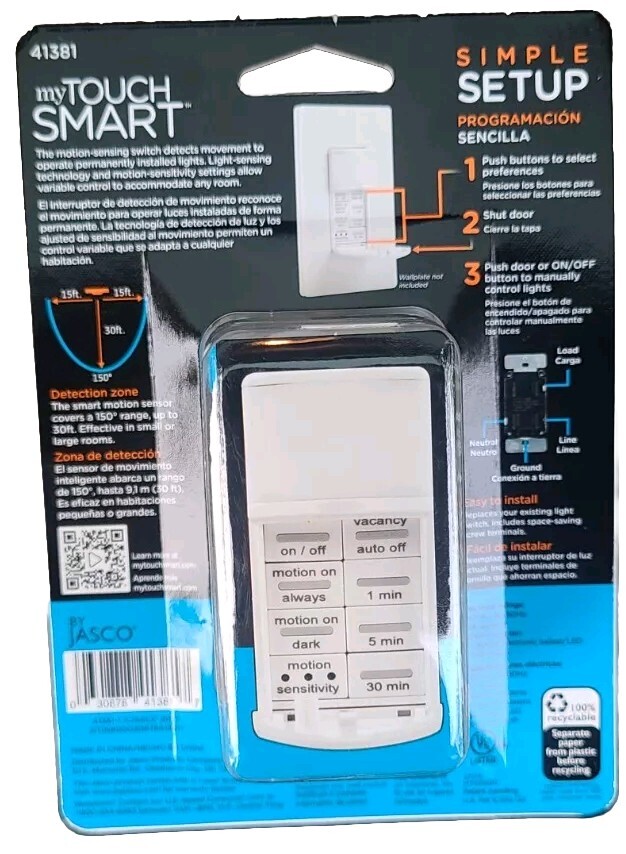 MyTouchSmart Wall Motion Switch MyTouchSmart Wall Motion Activated ...