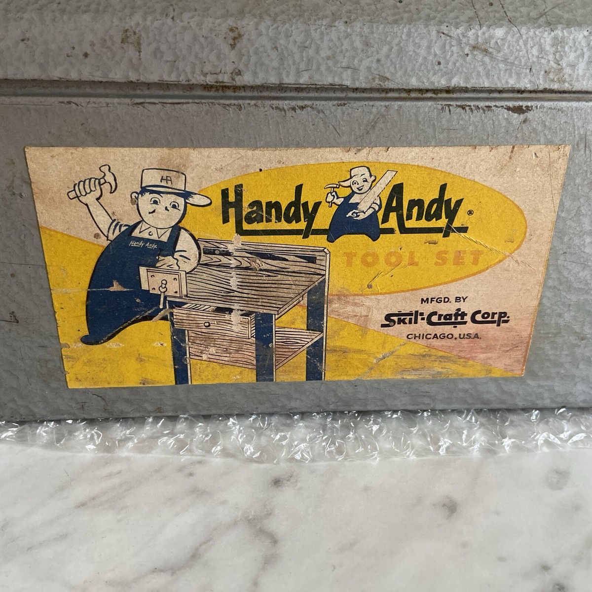 Vintage Handy Andy Toy Carpenter Tool Set from 1950s or 60s | eBay