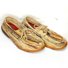 Twisted X Women's size 8M Loafers Slip On Driving Moccasins Moc Toe WDM0084