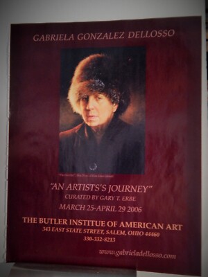 GABRIELA GONZALEZ DELLOSSO ART PIECE VTG ORIG  2006 ADVERTISEMENT