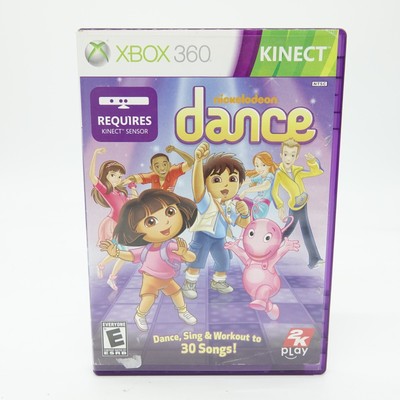 Nickelodeon Dance (Microsoft Xbox 360 2011) CIB w/ Insert 2k Play Kinect Tested