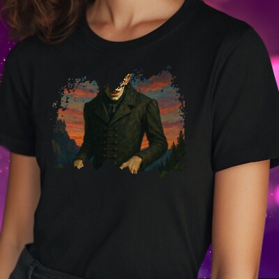 Women's Nosferatu Motif Cotton T-Shirt Size S to 3XL