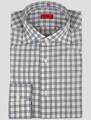 Isaia Multicolor Cotton Shirt IDCE45 Man