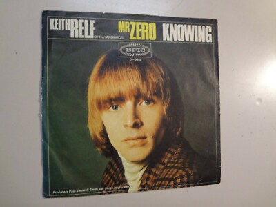 KEITH RELF: (Of Yardbirds) Mr. Zero 2:39-Knowing-Germany 7'' 1966 Epic 5-9919 PSL