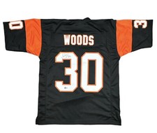 Cincinnati Bengals Ickey Woods signed Custom Jersey w/ Beckett