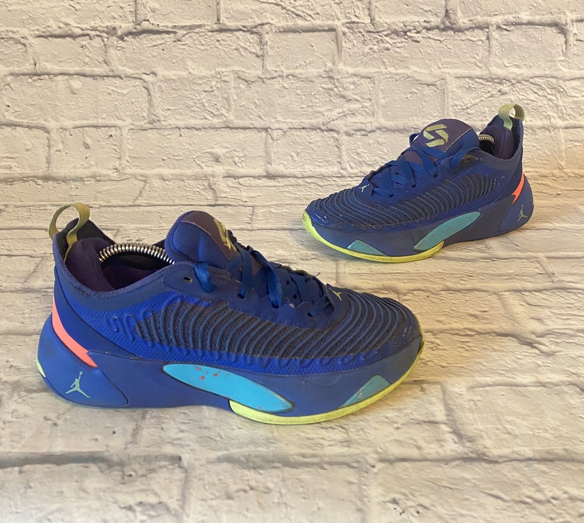 Nike Air Jordan Luka 1 GS Racer Blue Basketball Sneakers