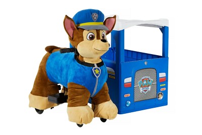 Paw Patrol 6 Volt Plush Chase Ride-on by Dynacraft with Pup House Included! 87876804703 | eBay