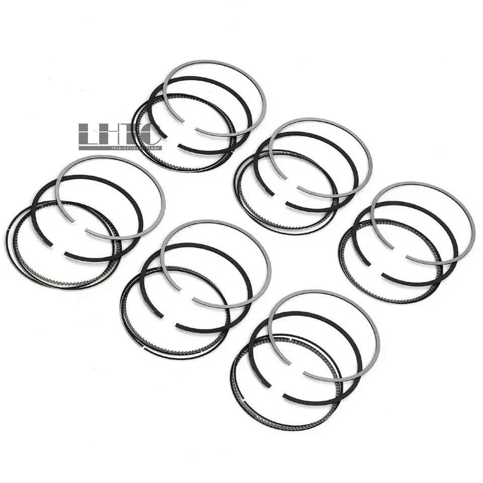 6cyl Piston Rings Set Φ97mm For Porsche 911 Carrera 991 981 Boxster Cayman S 3.4 - Image 2 of 4
