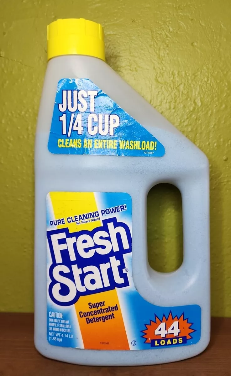 Fresh Start Concentrated Laundry Detergent Powder 44 Load 66oz Bottle NOS