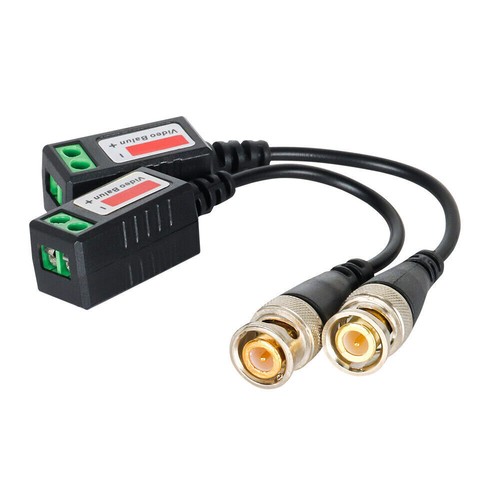 4 Pcs CCTV Camera Passive Video Balun BNC Connector Coaxial Cable Adapter USA - Imagen 9 de 11