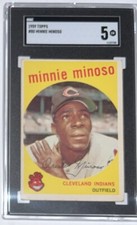 1959 Topps Minnie Minoso #80  EX Brand New Grade LEGEND SGC 5!