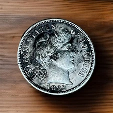 1892 P Barber Silver Dime ~ Better Date! ~ HIGH GRADE!!