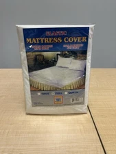 New American Plastics Elastic Mattress Cover Protector Full Non Allergenic