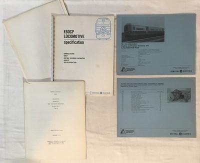 Rare GE E-60CP E60C Locomotive Specification Manual