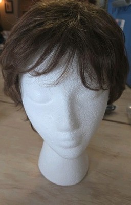 Rachel Welch Wig. Brown Short Hair with Bangs Whispy 