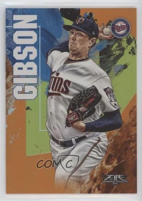 2019 Topps Fire Orange 8/299 Kyle Gibson #172 2id
