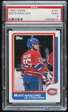 1986-87 Topps Mats Naslund #161 PSA 9 MINT q1o
