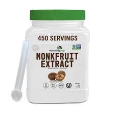 Morning Pep 100% Pure Monk Fruit extract sweetener, No 5 Ounce (Pack of 1) 