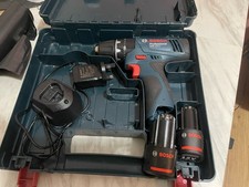 Bosch GSB 120-LI 12V Cordless Combi Drill Kit - With 2 Batteries  & Case 