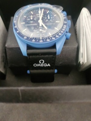OMEGA x Swatch Speedmaster Moonswatch Deep Navy Blue Men's Watch