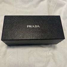 PRADA Empty Black Small Gift Box 6.5" x 2.5" x 3" Original Authentic Gift Box
