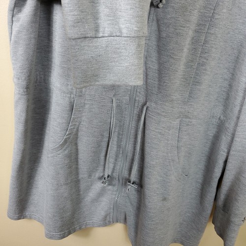 Torrid Gray Full Zip Sweatshirt with Hood Size 0 - Bild 5 von 10