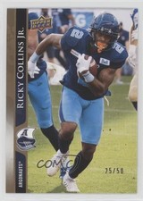 2021 Upper Deck CFL Gold 25/50 Ricky Collins Jr #138 l5j