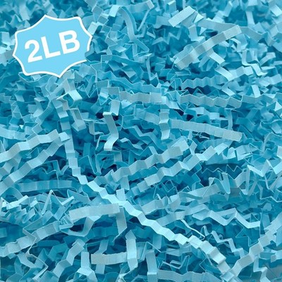 2LB Crinkle Cut Paper Shred Filler for Bag Gift Box Basket Confetti Paper Shr...