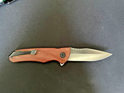 Buck 841 Sprint Pro Folding Knife Flipper S30V Steel Micarta Handle