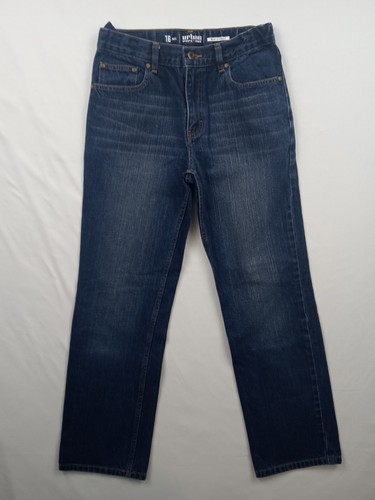 Urban Pipeline Boys Youth 16 Slim Straight Adjustable Waist Denim Jeans Pants - Picture 2 of 11