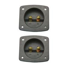 2Pcs Speaker Box Terminals Binding Post Stereos Screw Cup Wire Terminals Cup