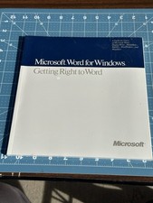 Microsoft Word for Windows Getting Right to Word