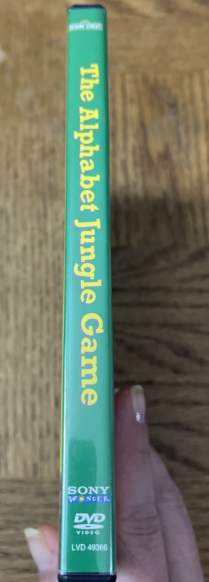 Sesame Street The Alphabet Jungle Game DVD-Rare Vintage-SHIPS N 24